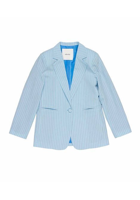 Giacca rigata Lù-Lù BY MISS GRANT | LL4314RIG AZZ